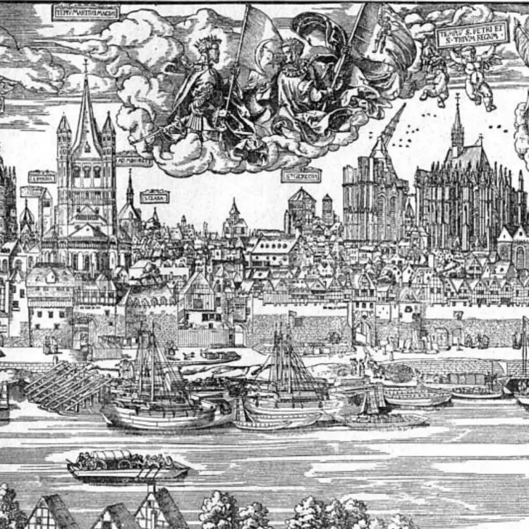 Ein Tag im Hafen im mittelalterlichen Köln