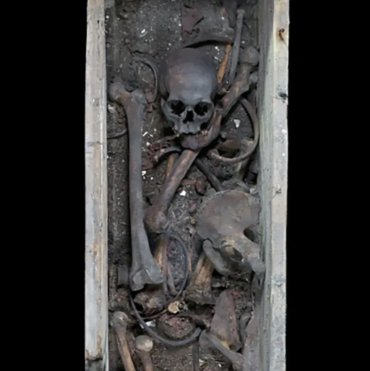 Das Skelett Ottos des Großen