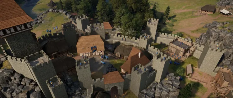 Neuer Burgenbausimulator am Horizont: ›Bergfried‹